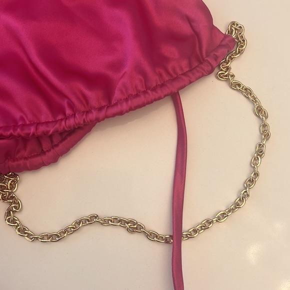 NONchelant HOT PINK silk top NWT - Picture 3 of 8